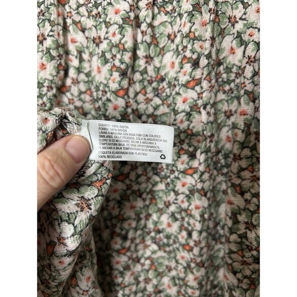 Knox Rose Top Shirt Womens Floral Flowy Boho Blouse Short Sleeve Size XL - Picture 6 of 7